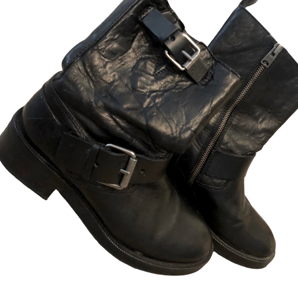 AllSaints Biker Boot only worn twice in excellent condition
